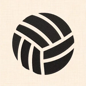 Abstract Sports Ball Embroidery Design - preview